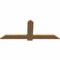 Ekena Millwork Eugene Smooth Timber Gable Bracket, Western Red Cedar, 60"W x 25"H x 1 1/2"D x 5 1/2"F, 10/12 Pitch GBW060X25X0206EUG00SWR - alternate 5